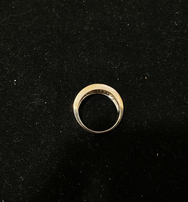 Designer 18K White Gold  Band Ring with 47 Diamonds - $20K Appraisal Value w/ CoA! } APR57
