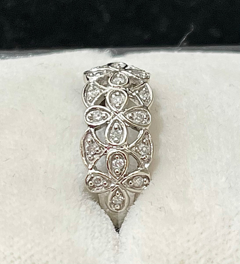 1920s Victorian Design Handmade SWG Diamond Ring - $3K Appraisal Value w/CoA! APR57