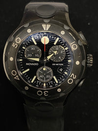 MOVADO 800 Series Black Chronograph - Incredibly Rare Men's Watch! - $6K Appraisal Value! ✓ APR 57