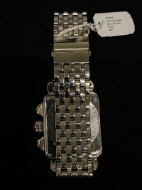 MICHELE Deco Chronograph in Stainless Steel w/ 98 Diamond Bezel! - $5K Appraisal Value! ✓ APR 57