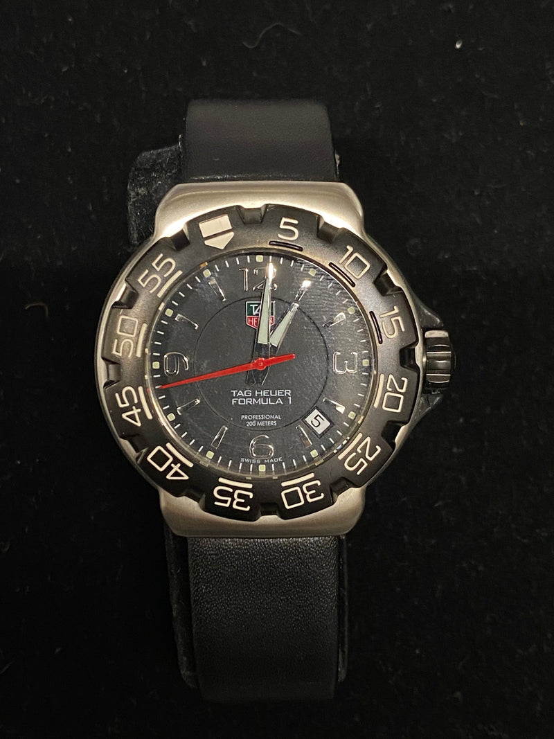 TAG HEUER Formula 1 Professional in Stainless Steel - Incredibly Rare Model - $2K Appraisal Value! ✓ APR 57