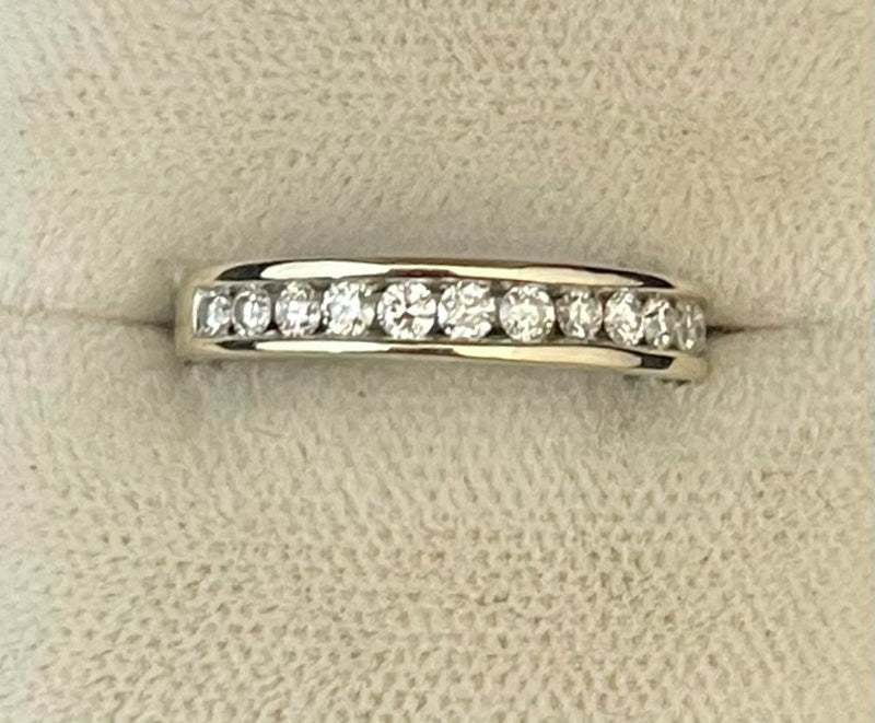 Unique Designer SWG Channel Setting Diamond Band Ring - $6K Appraisal Value w/CoA! APR57