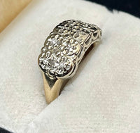 1920s Intricate Filigree Style SYWG Diamond Ring - $6K Appraisal Value w/CoA! APR57