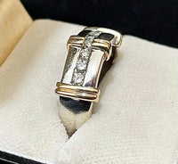 Beautiful Contemporary SWYG Channel-Set Diamond Ring - $6K APR Value w/CoA! APR57