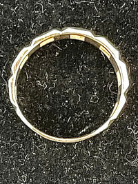 Beautiful Solid Yellow Gold Band Ring - $3K Appraisal Value w/CoA! APR57