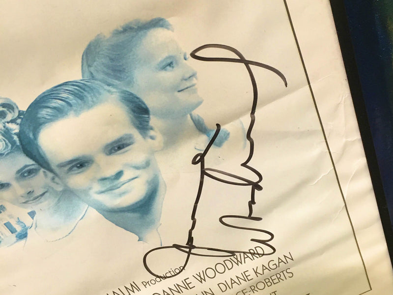 'Mr. & Mrs. Bridge' Monochrome Movie Poster Signed Framed by Paul Newman & Joanne Woodward, 1990's - $3K VALUE* APR 57