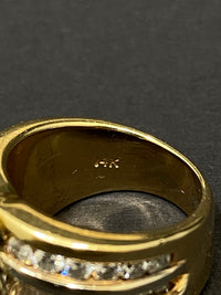 Very Unique Design Solid Yellow Gold with 8 ctw of 41 Diamonds Ring - $110K Appraisal Value w/CoA} APR 57