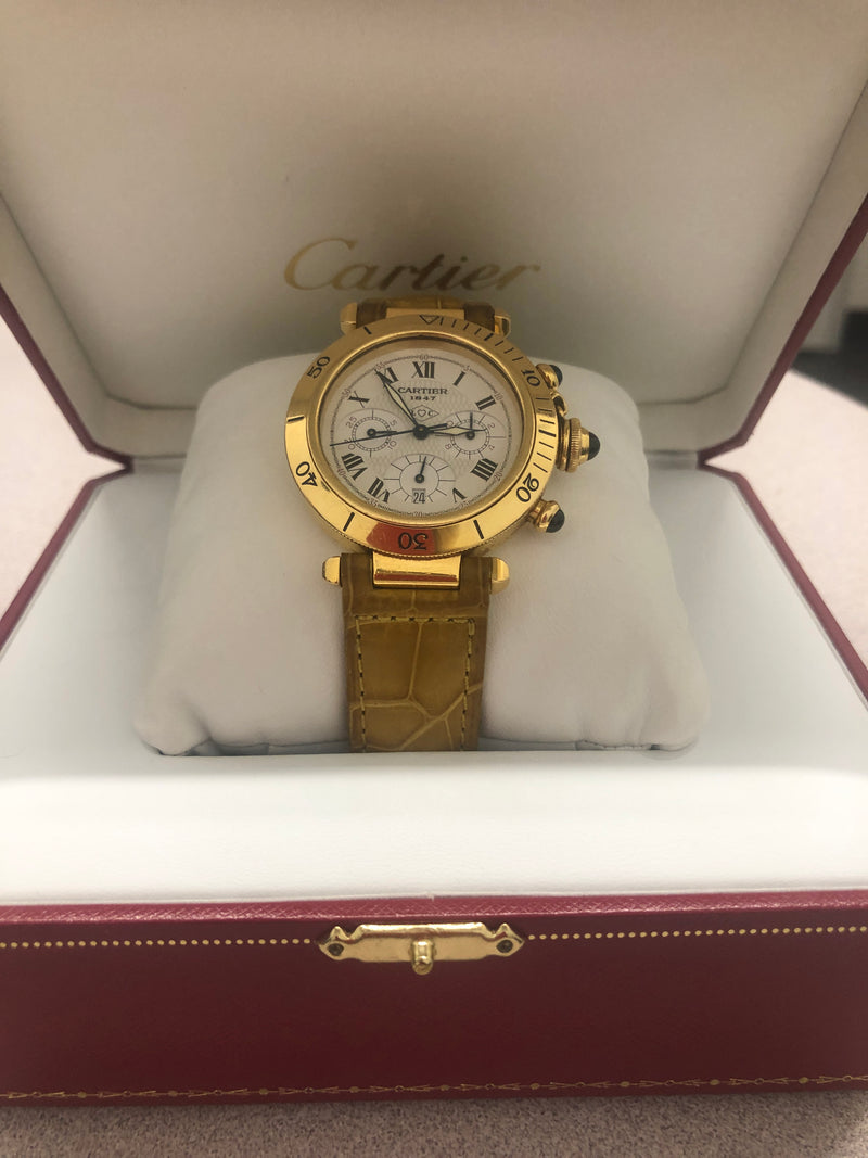 CARTIER Rare Vintage 18K Yellow Gold Limited Edition Wristwatch - $50K VALUE APR 57