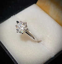 TIFFANY & CO. Platinum Diamond Solitaire Engagement Ring - $40K Appraisal Value w/ CoA! } APR57