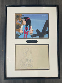 "The Wizard Of Oz" Original Hand Drawn Cel Painting of Dorothy APR $4K Val COA! APR57