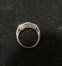 1920's Design Filigree Platinum 3-stone Diamond Engagement Ring - $25K Appraisal Value w/CoA} APR57