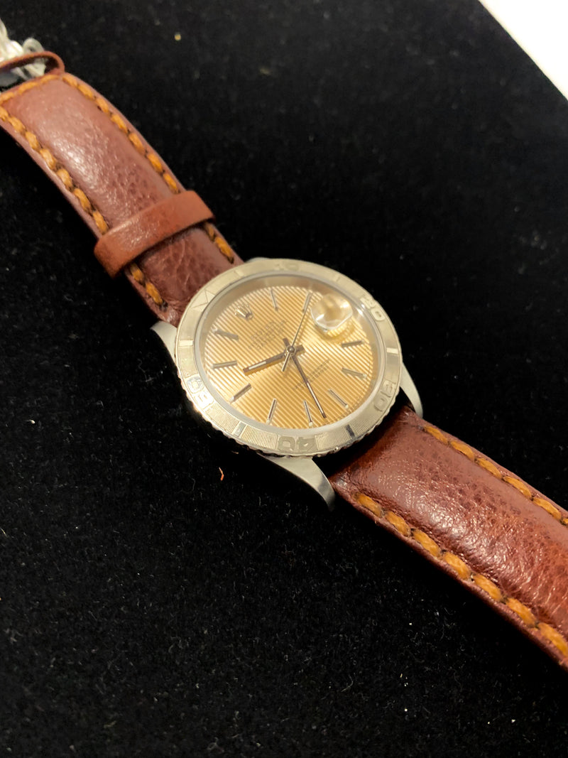 ROLEX Vintage Oyster Perpetual Date Just Stainless Steel Men’s Wristwatch - $15K VALUE! APR 57