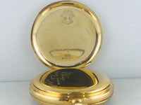 ULYSSE NARDIN Vintage 1920's Locle Engraved 18K Yellow Gold Pocket Watch - $20K VALUE APR 57