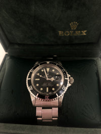 ROLEX Submariner Men's Stainless Steel w/ Rare Black Bezel and Red Dial - $40K VALUE! Apr57