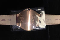CARTIER Ballon Bleu 18K Rose Gold Watch w/ Date Feature on Leather Strap - $22K VALUE APR 57