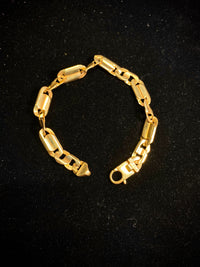 AJS Italian Design Vintage Solid Yellow Gold Chain Bracelet - $6K Appraisal Value! } APR 57