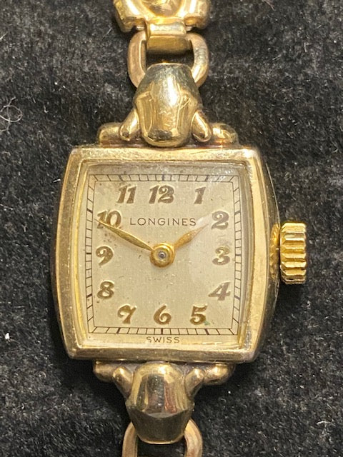LONGINES Vintage C. 1930s Ladies Gold-tone Wristwatch - $4K APR Value w/ CoA! APR 57