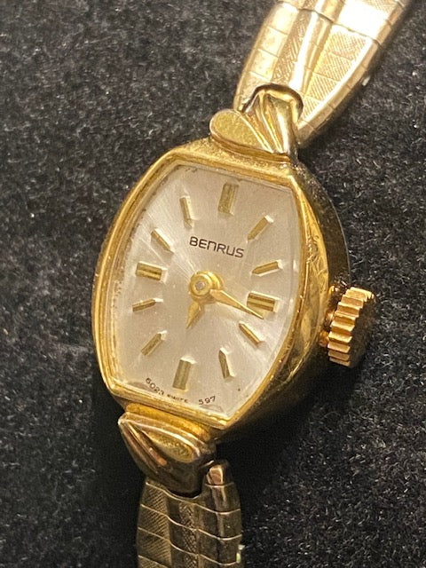 BENRUS Ladies circa 1940s 20 Micro Gold Watch - $3K APR Value w/ CoA! APR 57