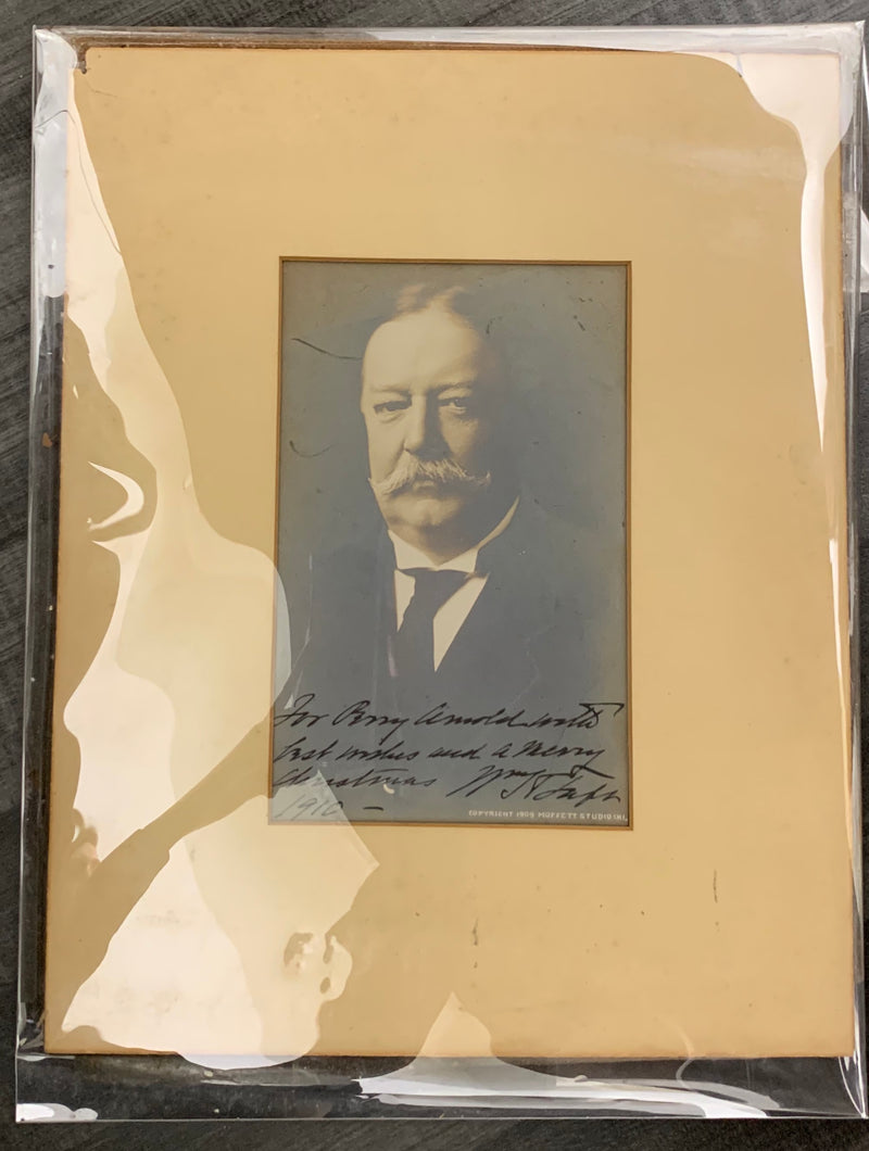President WILLIAM TAFT Signed and Autographed Photograph, 1910 - $20K VALUE* APR 57