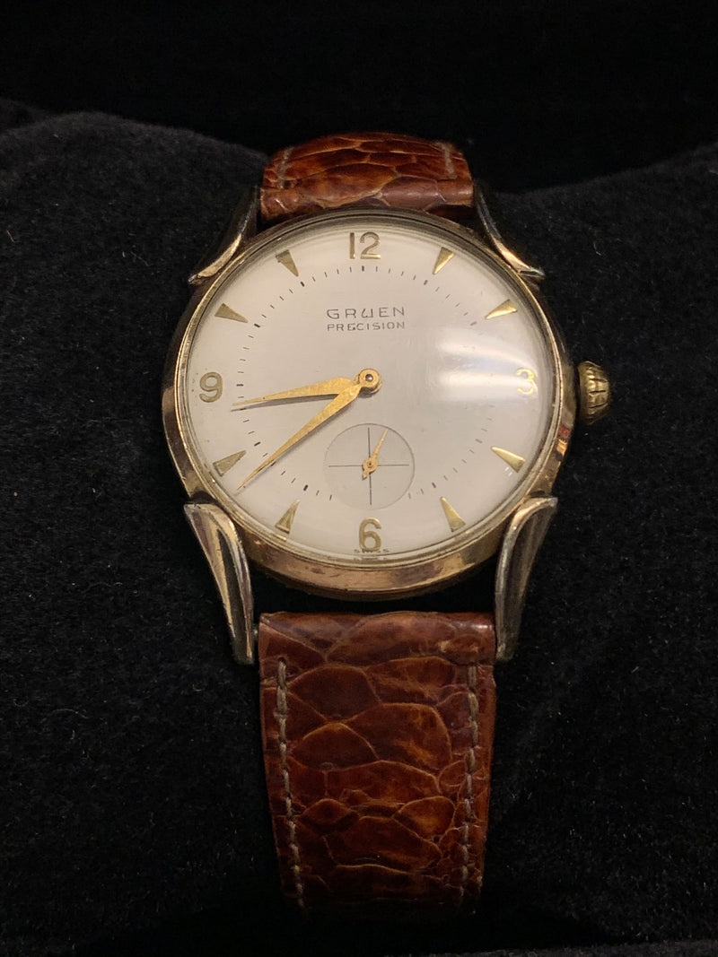 GRUEN Precision Vintage 1940s Watch w/ Fancy Lugs - $6K APR Value w/ CoA! ✓ APR 57