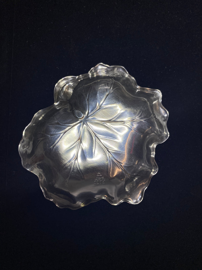 Reed & Barton Leaf Candy Dishes 2-Piece Sterling Silver- $1.5K APR Value w/ CoA! APR 57