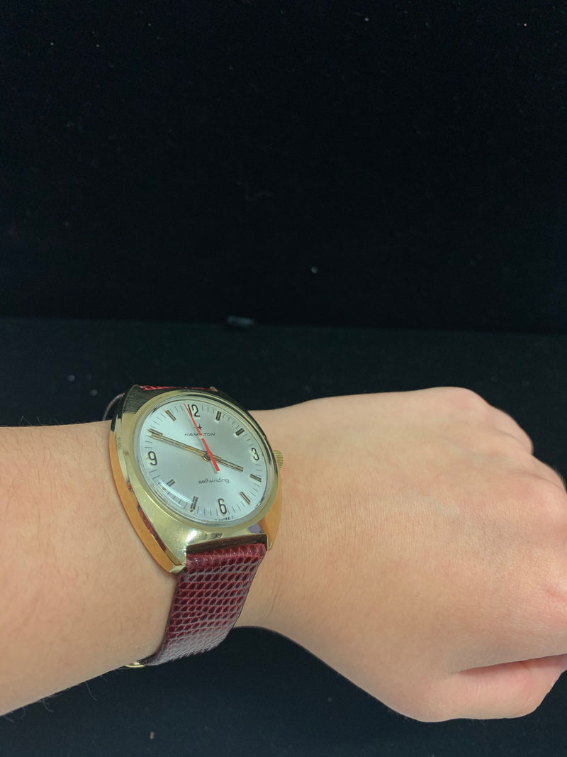 HAMILTON Vintage 1960s Rare Gold-tone Waterproof Watch - $6K APR Value w/ CoA! ✓ APR 57