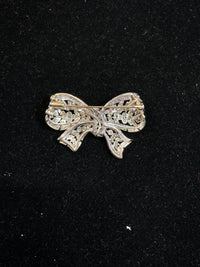 Art Deco Intricate Design 18KWG 197 Diamonds Ribbon Brooch/Pin w $25K Value!!} APR 57