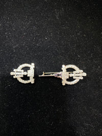 Art Deco Beautiful Design 18KWG 96 Diamonds Intricate Brooch/Pin w $30K COA!} APR 57