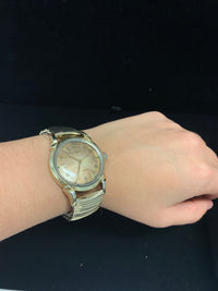 BENRUS Beautiful Vintage Gold-tone Wristwatch w/ Aged Patina Dial - $6K APR Value w/ CoA! ✓ APR 57