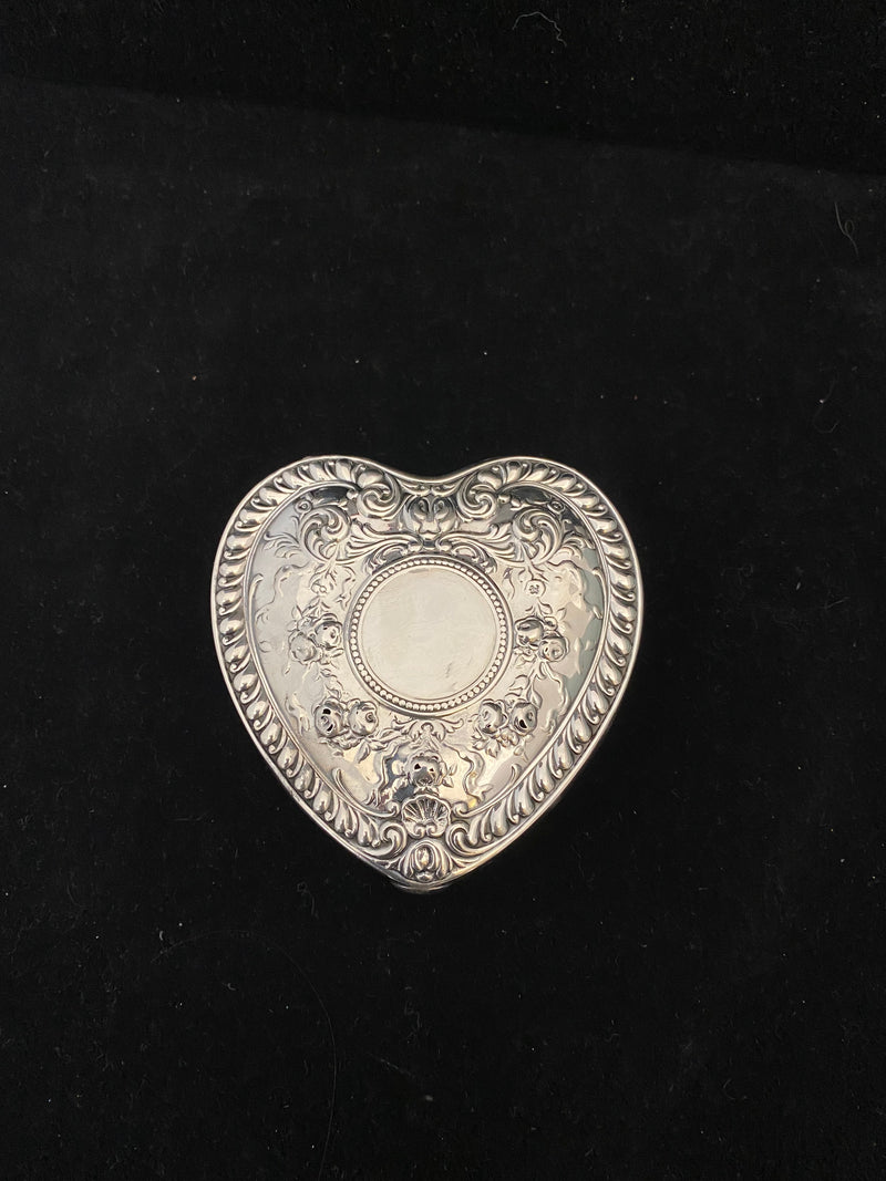 GORHAM Sterling Silver Heart-Shaped Box - $2K APR Value w/ CoA! APR 57