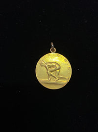 1912 18KYG Championship High School Coin Pendant 220 Yos Run w $10K VOA!! } APR 57