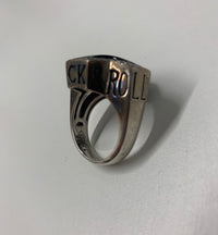STEPHEN WEBSTER Sex Drugs & Rock’n Roll Silver Pave Diamond and Onyx Across Sterling Silver Pave Ring - $8k VALUE APR 57