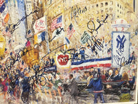 NEW YORK YANKEES 1996 World Champs Parade Print by Kamil Kubik, Signed by 15 Players - $10K VALUE APR 57