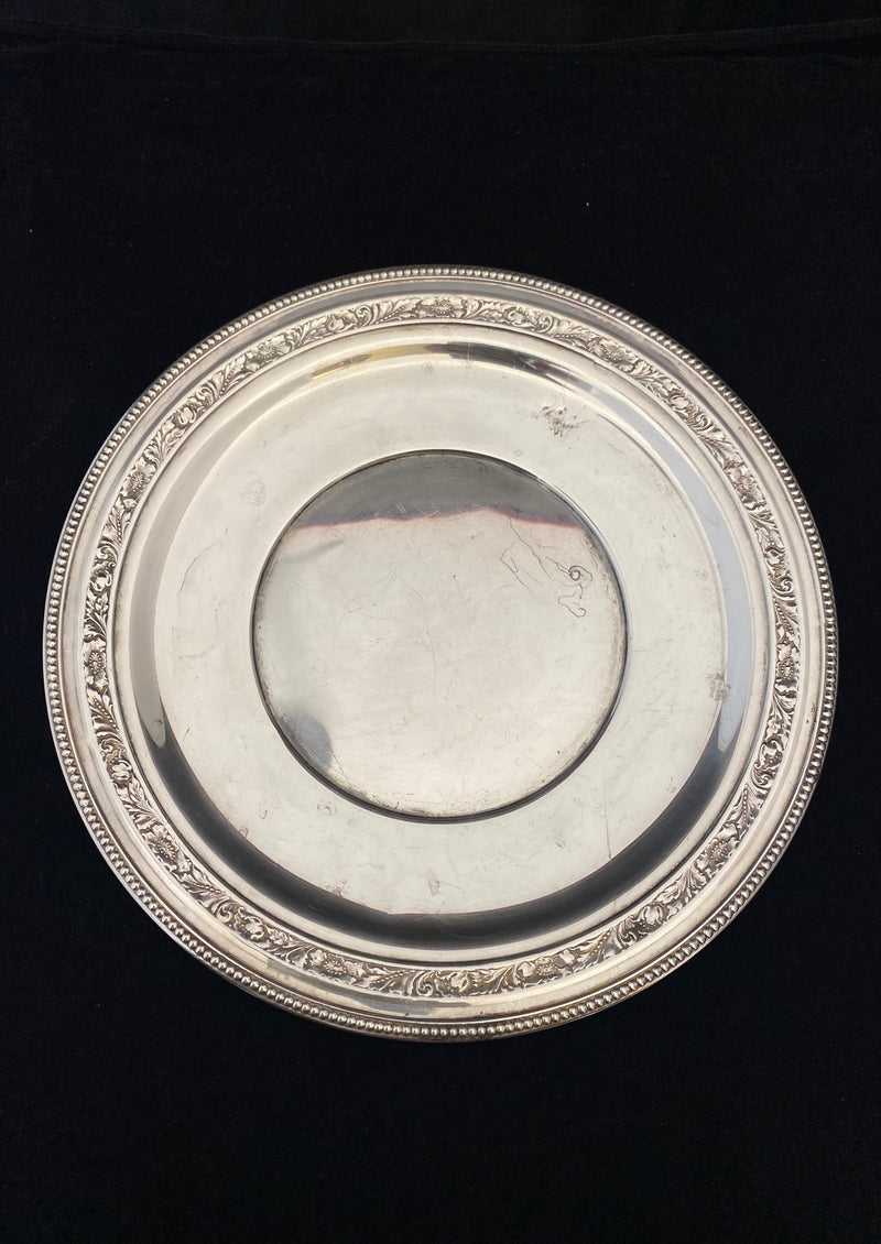 WALLACE Antique C. 1910-1920s Sterling Silver Plate - $1.5K APR Value w/ CoA! APR57