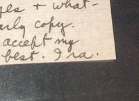 Ira Gershwin Signed, Hand-Written Letter, 1955  - $10K APR Value w/ CoA! APR 57