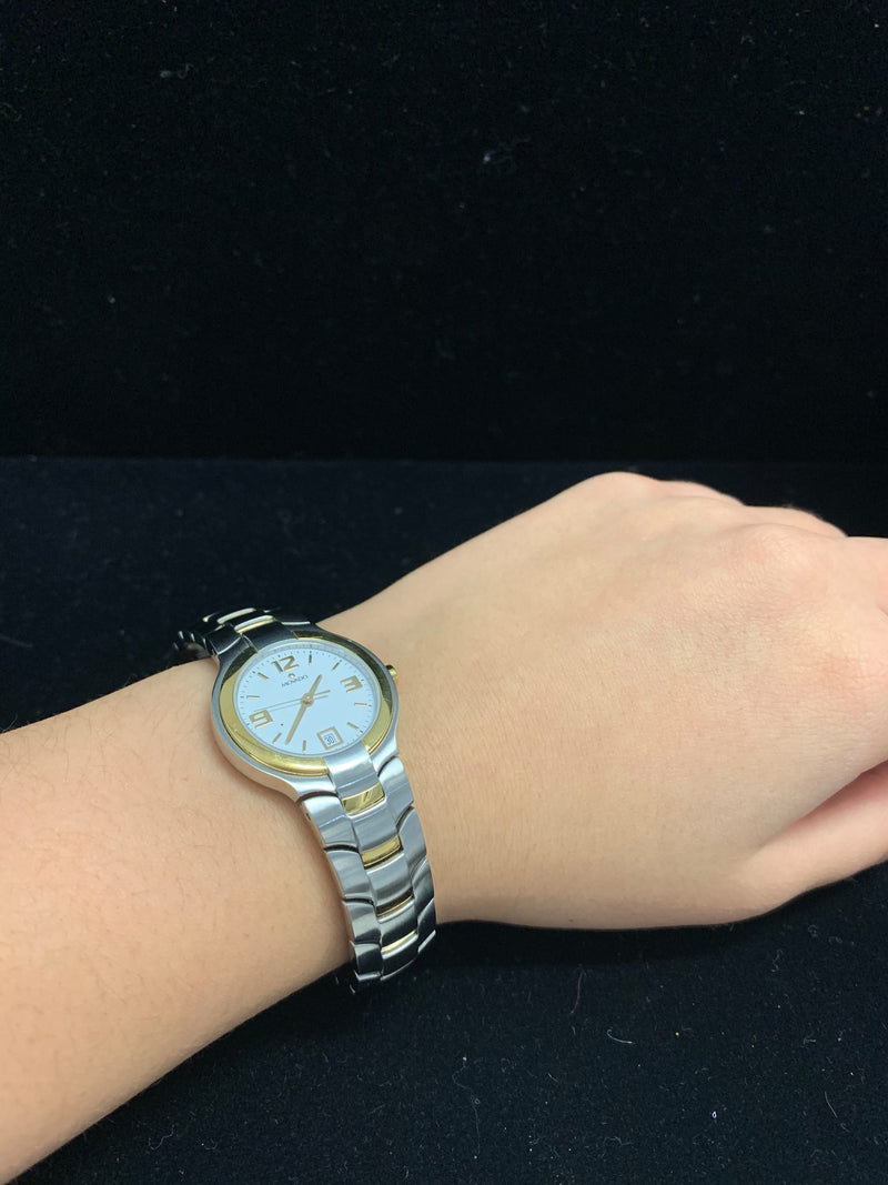 MOVADO Stainless Steel Wristwatch w/ Gold-tone Detailing -$2K APR Value! APR 57