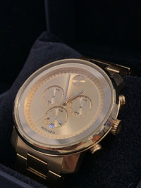 MOVADO BOLD Gold-tone Stainless Steel Watch - $2K APR Value w/ CoA! ✓ APR 57