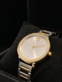 MOVADO BOLD Stainless Steel Watch w/ Gold-Tone Detailing - $2K APR Value w/ CoA! ✓ APR 57