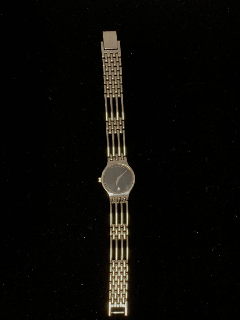 MOVADO ESPERANZA CLASSIC Stainless Steel Wristwatch w/ Black Dial - $2K APR Value w/ CoA! ✓ APR 57