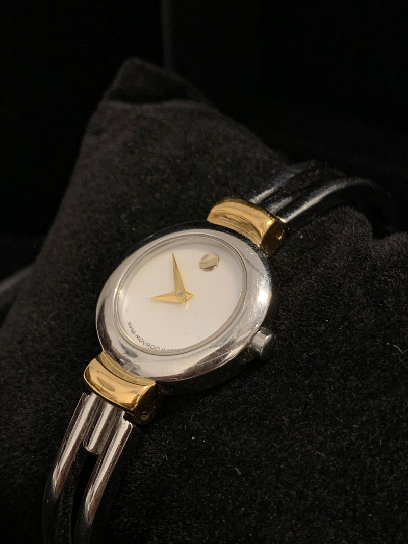MOVADO Ladies Stainless Steel Wristwatch w/ Bangle - $2K APR Value! APR 57
