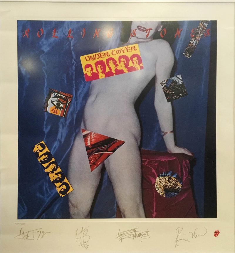ROLLING STONES “Undercover”, Ltd Ed. Lithograph, Signed & Numbered, C. 1994 - $2K VALUE* APR 57