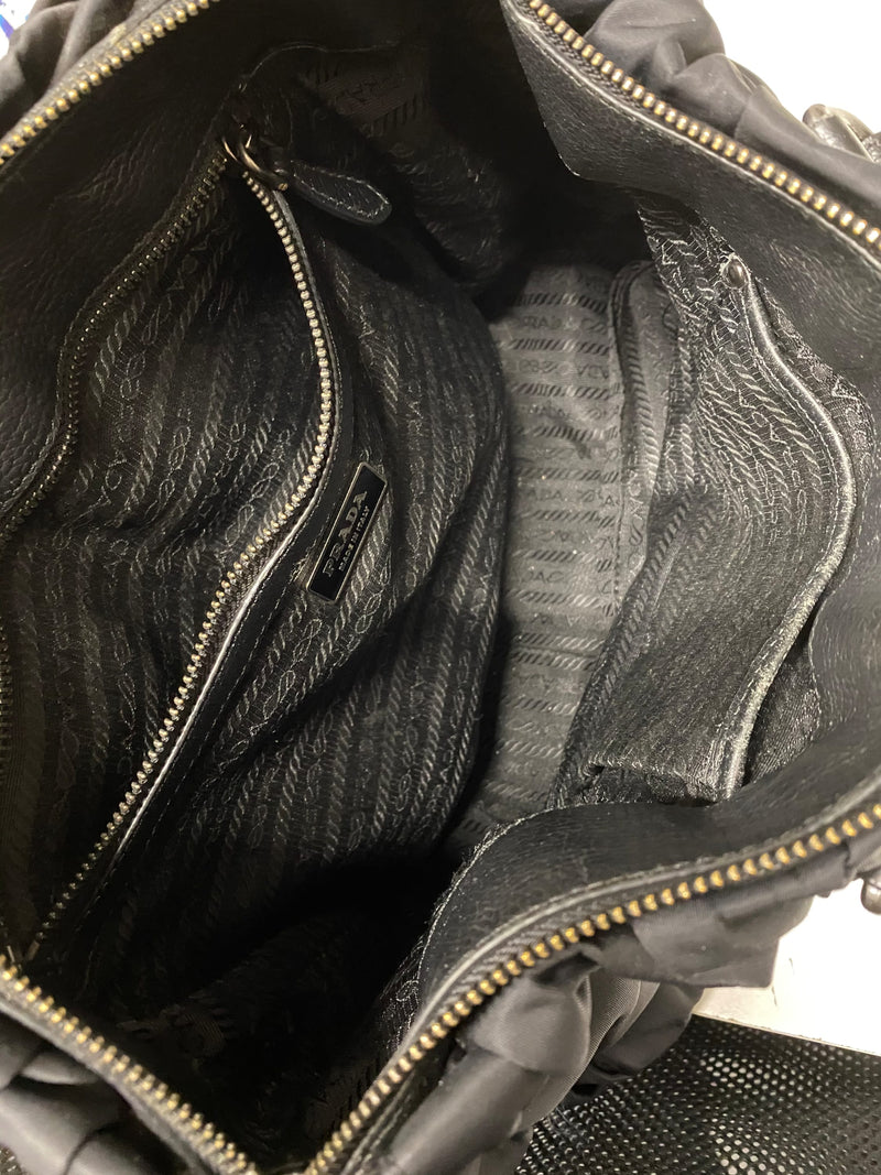 Prada Nylon Shoulder Bag And Tote Bag