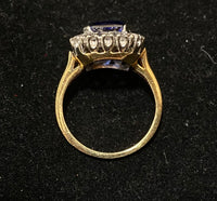 1910's Victorian Design Solid Yellow/White Gold with Sapphire & Diamond Ring - $30K Appraisal Value w/CoA} APR57