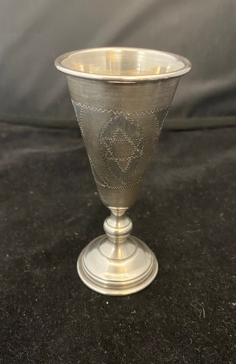 Beautiful C. 1900s Sterling Silver Wine Cups Set of 4 - $2K APR Value w/ CoA! APR57