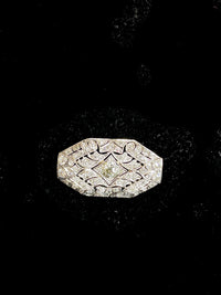 Stunning 1920s Art Deco 73 Diamonds 3 CTS in Platinum Brooch/Pin - $30K VALUE APR 57