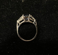 Incredible Designer Platinum with Sapphire & Diamond Ring - $60K Appraisal Value w/CoA} APR57