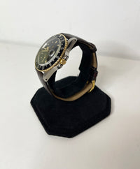 Vintage ROLEX GMT Master SS & 18K YG Watch w/BLK Insert - $40K APR Value w/CoA!! APR57