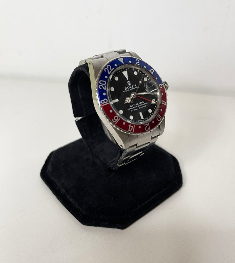 Vintage ROLEX GMT Master Pepsi SS Watch w/Blue&Red Insert-$40K APR Value w/CoA!! APR57