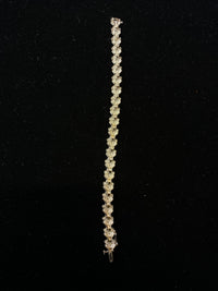 BEAUTIFUL White Gold Scalloped Floral Design Bracelet w/ 132 Diamonds - 4 Cts. - $20K VALUE APR 57