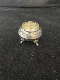 Beautiful Antique Sterling Silver Salt Dip and Pepper Shaker - $1K APR Value w/ CoA! APR57